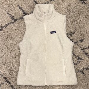 Patagonia Cream Fleece Vest